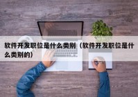 軟件開發(fā)職位是什么類別（軟件開發(fā)職位是什么類別的）