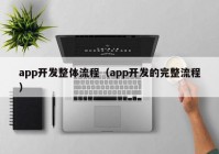 app開發(fā)整體流程（app開發(fā)的完整流程）