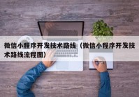 微信小程序開發(fā)技術(shù)路線（微信小程序開發(fā)技術(shù)路線流程圖）