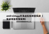 androidapp開發(fā)進(jìn)階和項(xiàng)目實(shí)戰(zhàn)（安卓項(xiàng)目開發(fā)實(shí)例）